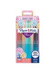 Paper Mate Flair filtspetspennor | Mediumspets (0,7 mm) | Sortiment av Candy POP-färger | 16 stycken