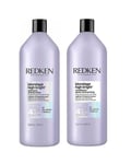 Redken - Blondage High Bright Shampoo 1000 ml + Conditioner