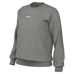 Nike DQ5733-063 W NSW PHNX FLC OS Crew Sweatshirt Femme DK Grey Heather/SAIL Taille 2XS-S