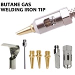 Ignition Butane Gas Soldering Iron Electric Blow Torch Tips Set Welding Head