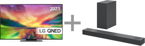 LG Electronics QNED81 55" 4K QNED -televisio (2023) + S75Q 3.1.2 Dolby Atmos Soundbar -tuotepaketti