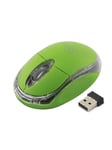 TITANUM WIRELESS OPTICAL MOUSE 2.4GHz 3D USB CONDOR GREEN - 3D mus - Optisk - 3 knapper - Grøn