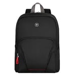 Wenger Motion Backpack - Chic Black, Lightweight and Durable Laptop Bag with Multiple Compartments for Work, School, or Travel, Water-Resistant, Breathable Padding, Fits Laptops up to 15.6 Inches