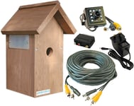 Fuglekasse kamera kit for TV - Farge HR kamerakit m/infrarød nattfunksjon