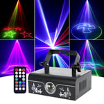 Animation Laser Projektor Farve Indendørs Disco Fest Lys Beam Dmx Controller Udendørs Stage Lys Jule Festival Bryllup
