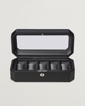 WOLF Windsor 5 Piece Watch Box Black/Grey