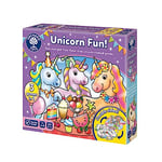 Orchard Toys Unicorn Fun! - 3 in 1 Educational Board Games for 4+ Year Olds - Unicorn Gifts for Girls and Boys - Number and Counting Games for Kids - Age 4-8 Years - 2-4 Players