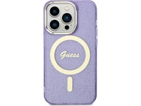 Guess Guhmn61hcmcgu Iphone 11 / Xr 6.1"Purple Hardcase Glitter Gold Magsafe
