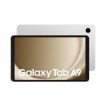 Samsung Galaxy Tab A9 Android Tablet, 128GB Storage, Large Display, Rich Sound, Silver, 3 Year Manufacturer Extended Warranty (UK Version)