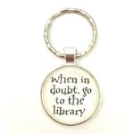 Nyckelring - When in doubt... - Hermione - Harry Potter Vit
