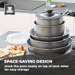 Tower Freedom T800200 13 Piece Cookware Set with Ceramic Coating --Brand New