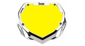 Plaque box two pro white et yellow chrome silver
