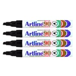 Artline Märkpenna 90 Svart 4-pack