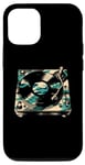 Coque pour iPhone 15 Platine vinyle DJ Camouflage – Amoureux de musique vintage