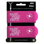Manbi Pro Jumbo Pair Of Velcro Ski Ties Atomic K2 Head Cable Tidy Luggage Strap Pink