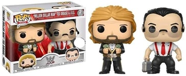 Funko Pop! WWE -  Ted Dibiase & I.R.S 2 Pack Vinyl Action Figure - Damaged Box