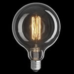 E27 Edison Led Glob 125 Klar 2W Dimbar