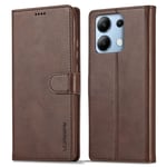 LC.IMEEKE Xiaomi Redmi Note 13 4G Fodral - Brun