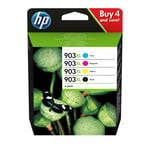 HP 903XL Black Cyan Magenta Yellow Ink Cartridges For OfficeJet Pro 6960 Printer