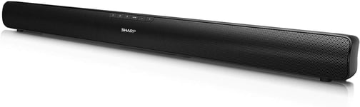 SHARP HT-SB95 40W 2.0 Slim Soundbar with Bluetooth, HDMI ARC/CEC & Remote Control (Optional Wall Mounted) - Black