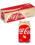 12 stk Coca Cola Vanilla 355 ml - Hel Eske (USA Import)