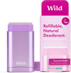 Wild - Natural Refillable Deodorant - Vegan & Eco-Friendly - Aluminium Free - Lo