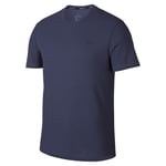 Nike Court Dry Challenger Men's T-Shirt, Men, 943685-498-S, dark blue, S