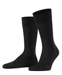 FALKE Men's Sensitive Malaga M SO Cotton With Soft Tops 1 Pair Socks, Black (Black 3000) new - eco-friendly, 11.5-14