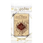 HARRY POTTER Aimant de réfrigérateur (Motif Carte du Maraudeur) Harry Potter - Cadeau pour Femme - Cadeau Harry Potter pour Homme - Cadeau pour Filles et garçons - Produit Officiel