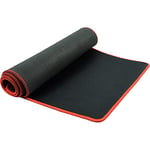 Tapis de Souris Gamer XXL pour Clavier et Souris avec Broderie Rouge