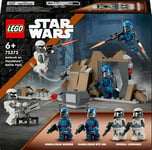 LEGO Star Wars 75373 Battle Pack med bagholdet på Mandalore