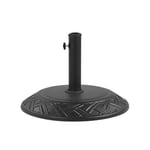 Beliani - Pied de parasol en béton noir ⌀ 50 cm CAPACI