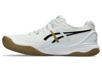 ASICS Men's Gel-Resolution 9 Sneaker, White/Black, 8.5 UK
