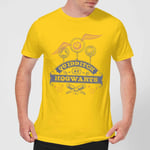 Harry Potter Quidditch At Hogwarts Men's T-Shirt - Yellow - S