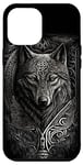 iPhone 15 Pro Max Stylish Viking Wolf Design Wild Animal Viking Wolf Case