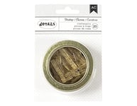 American Crafts magnétique Bureau Boîtes 2.5-inch-Gold Paillettes Pinces à Linge, d'autres, Multicolore