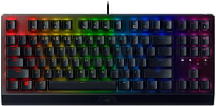 BlackWidow V3 Tenkeyless (Green Switch) - Compact Mechanical Gaming Keyboard (C
