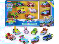 Spin Master Paw Patrol Mighty Pups True Metal Set Med 8 Gjutna Fordon I Metall