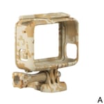 Camouflage Protective Case Frame Black Housing Side Open Gopro H Gray