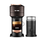 Nespresso Kaffemaskin - Vertuo Next Brun + Aeroccino 3 Mjölkskummare