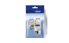 Brother LC3219XLVALDR Multipack bläckpatroner för 1500 färg och 3.000 svartvita utskrifter