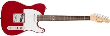 Fender Squier Debut Series Telecaster Guitare Electrique, Guitare pour Débutants, avec 2 ans de Garantie, Couleur Rouge Dakota Satin