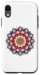 Coque pour iPhone XR Mandala Joli Mandala Coloré Méditer Yoga Cristaux Joie