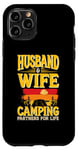 Coque pour iPhone 11 Pro Mari et femme Camping Partners For Life Sweet Funny Camp