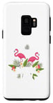 Galaxy S9 Crazy Flamingo Shirt Crazy Bird Lady Flamingos Flamingo Lady Case