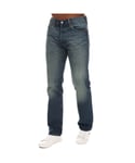 Levi's Mens Levis 501 Original 1890 Calico Mine Jeans in Denim - Blue Cotton - Size 33 Long