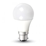 V-Tac 9W LED lampa - B22 - Dimbar : Inte dimbar, Kulör : Varm