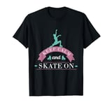 Figure Skater Ice Skates - Ice Rink Figure Skating T-Shirt