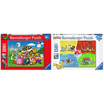 Ravensburger- Puzzle 100 pièces XXL-Super Mario Fun Brothers Enfant, 4005556129928, 1000 Pezzi & Pokemon, 10035