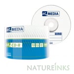50 Mymedia Blank CD-R 52x Discs 700MB 80 minutes CD CMC MAG by Verbatim Corp